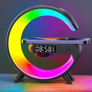 Function Wireless Charger Stand Fast Wireless Charging Station Black
